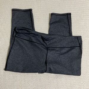 Gap Fit Leggings XL Athletic Gray Capri Caprice Knee high Stretch